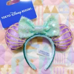 ディズニー　キーチェーン　ミニーちゃん　カチューシャ　アリエル