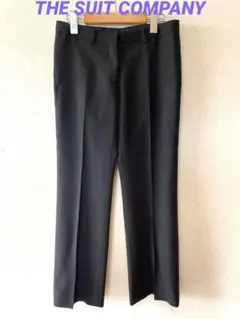 テ*ン様 SUIT オフィススタイル　ブラック　シンプルスラックス　ストレートパ
