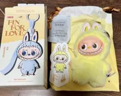 F　ラブブ LABUBU PIN FOR LOVE ぬいぐるみペンダント