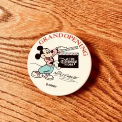 ディズニーストア ミッキーマウス グランドオープニング ピンバッジ 非売品