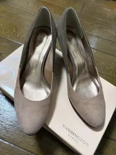 【新品】WASHINGTON ベージュ ハイヒールパンプス 23.5cmのサムネイル