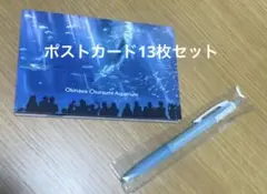 沖縄美ら海水族館 ポストカード&ボールペン セット