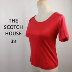 THE SCOTCH HOUSE　日本製　パフスリーブカットソー　38　レッドのサムネイル