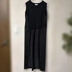 20SS〉theory セオリー リブプリーツドレス ノースリーブワンピース 