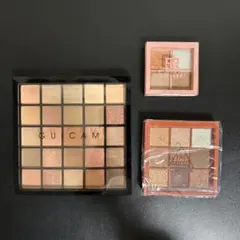 GUICAMI GLAMCOLOUR アイシャドウパレット 3点セット