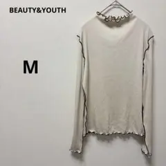 ビューティーアンドユース　メロウ長袖カットソー　ベージュ　ユナイテッドアローズ