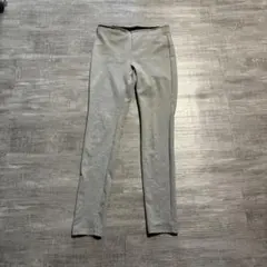 グレー スキニーパンツ ブラックウエストバンド