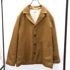 steven alan テーラードジャケット キャメル　日本製　リネン100%