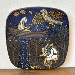 ヘルシンキホテル 1986年 ウェイター ウォールプレート アラビア 2 ARABIA - ヘルシンキホテル 1986年 ウェイター ウォールプレート