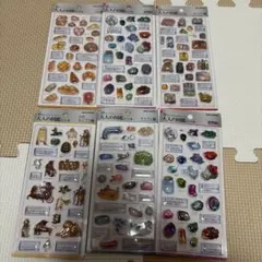 【正規品】大人の図鑑　シール　3D 6枚セット　新作コンプリートセット