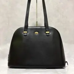 極美品　BALLY バリー　ショルダーバッグ　肩掛け　レザー　ブラック　金具ロゴ