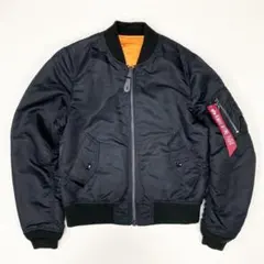 極美品✨ ALPHA INDUSTRIES MA-1 フライトジャケット 黒 L