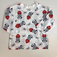 ミニーマウス ロングTシャツ 90cm