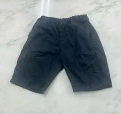 キッズ ハーフパンツ 150 黒　綿100% 男の子 通学