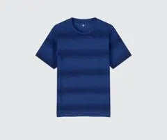 UNIQLO ドライEXクルーネックT（ボーダー・半袖）　150のサムネイル