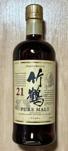 ☆お値段下げました☆　竹鶴　 21年 　終売品　箱付 2025年最新】竹鶴21年の人気アイテム - メルカリ