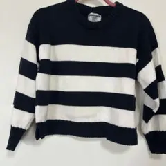 Guernsey Woollens 長袖セーター ネイビーホワイトストライプのサムネイル
