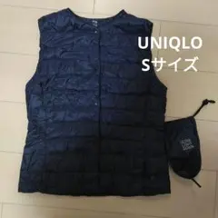 UNIQLO　ユニクロ　ウルトラライトダウン　ベスト　Sサイズ　ネイビー