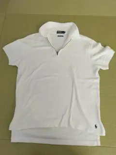 Polo by Ralph Lauren ホワイトジッパーポロシャツ