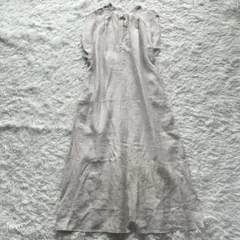 【美品 25SS】TICCA ティッカ フレンチスリーブリネンワンピースのサムネイル