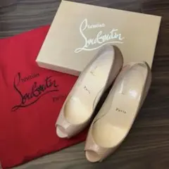 Christian Loubtinオープントゥパンプス