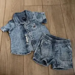 GAP ベビー デニム セットアップ0-3Mのサムネイル