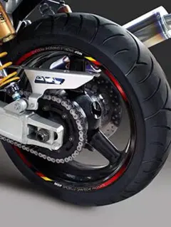 エムディーエフ　リムストライプ デリコロ　10mm幅 二輪 16&19インチ