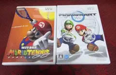 マリオテニスGC & マリオカートWii 2本セット