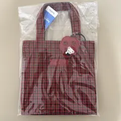 familiar ファミリア トートバッグ 赤 チェック チェック 小 ギンガム