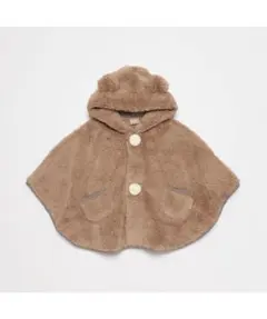 ベビーポンチョ ベージュ 95cm以下用