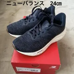 お値下げ不可です◉New Balance スニーカー 24.0cm 黒