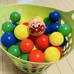 80個ボールプール ボールのみ アンパンマン　室内遊具 子供 赤青緑黄色まとめ