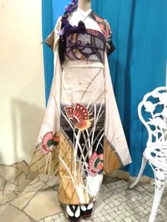 振袖フルセット、正絹振袖、成人式、重ね衿、帯揚げ帯締め、西陣袋帯、長襦袢