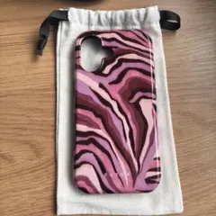 未使用】BURGA iPhone17ケース マーブルグリーン 巾着袋付き - メルカリ