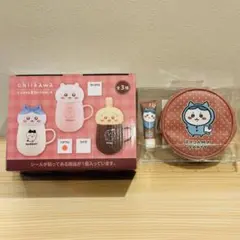 ちいかわ〜ハチワレ〜✴︎チルタイム蓋付きマグカップ　✴︎ハンドソープ＆ポーチセット
