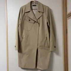 ルクスルフト ベージュ トレンチコート ジッパー付き