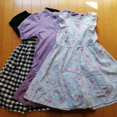 ワンピース3枚セット 130