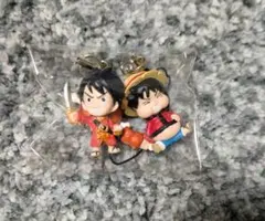 ONEPIECE ワンピース カプセルトイ ストラップ ルフィ2点セット