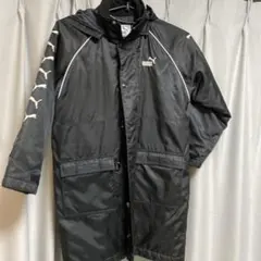 PUMA ベンチコート ブラック スポーツウェア　USED