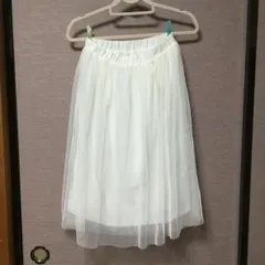 earth music&ecology チュールミディスカート