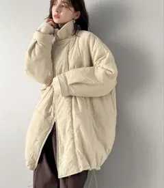 タイムセール！試着のみ　襟リブつき 中綿 モンスター アウター