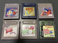 【値下げ】ゲームボーイ カラー ソフト 6本セット