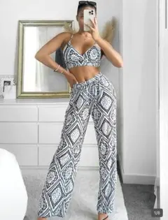 セパレート水着セット ビキニ 水着 体型隠し ペイズリー SHEIN プール 海