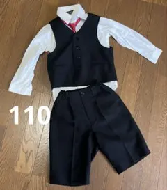 COMME CA ISM フォーマルシャツ　フォーマルベスト　ハーフパンツ