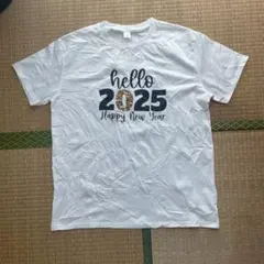 hello 2025 Happy New Year Tシャツ XL