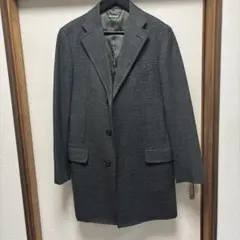 Green label relaxing チェック柄ロングコート