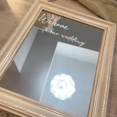 ウェディング　ウェルカムミラー