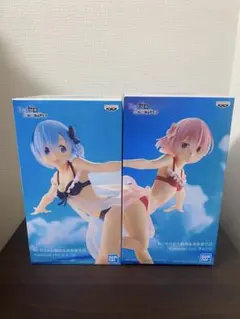 【未開封】リゼロ フィギュア レム ラム Celestial vivi水着 ２体