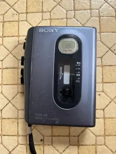 良品：TCM-47 Sony ソニー カセットテープレコーダー、電池付 - メルカリ