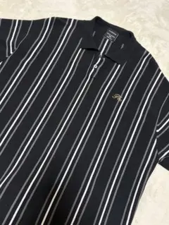 FTC STRIPE KNIT POLO BLACKのサムネイル